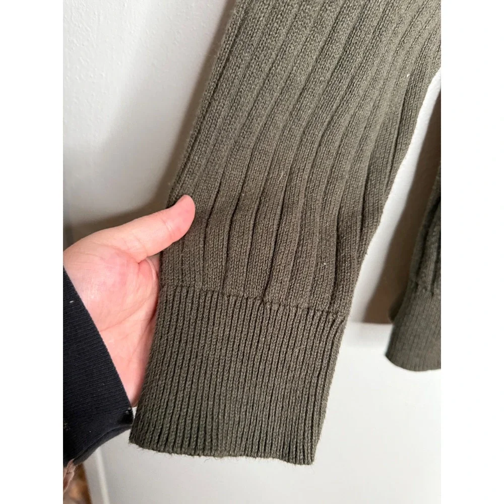 Patagonia mens fog cutter sweater‎ in green